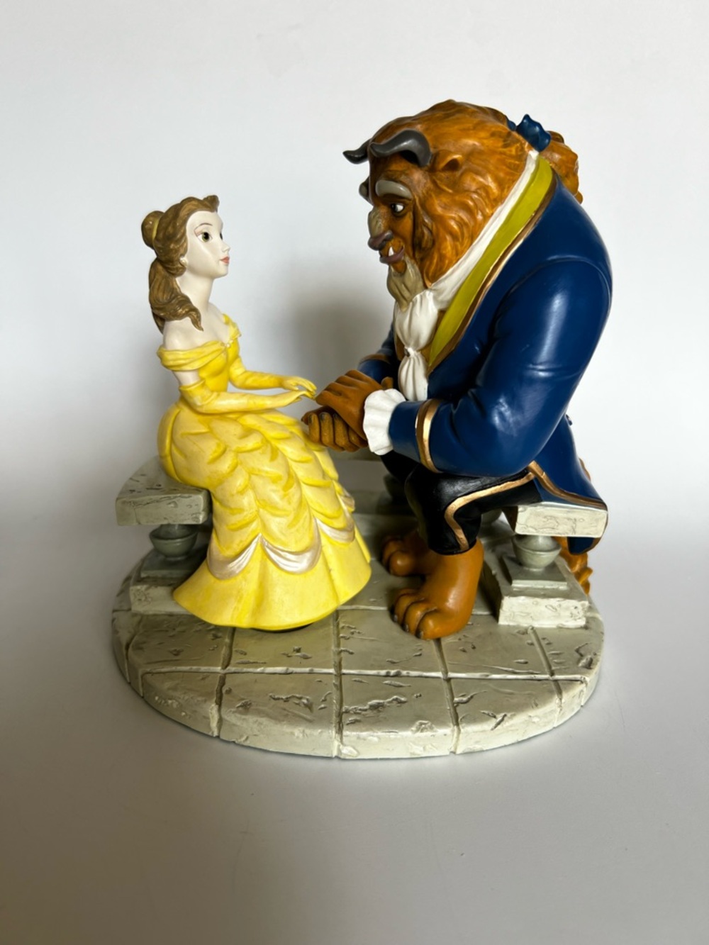 Disney Parks Bell &Beast Figurine Animated Classics Exclusive Beauty & the Beast